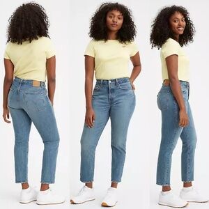 LEVI's Premium Wedgie Icon Fit Ankle Jeans sz 29